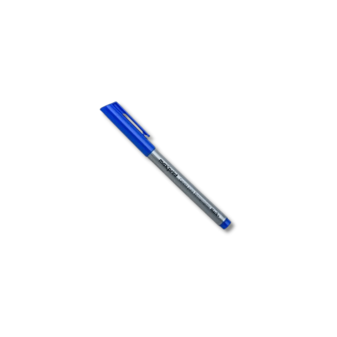 Blue Overhead Projector Pen 2MM Maxprint 705734
