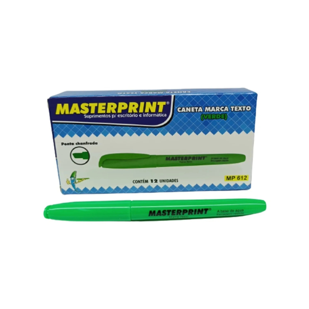 Marca Texto Verde MP612 Masterprint