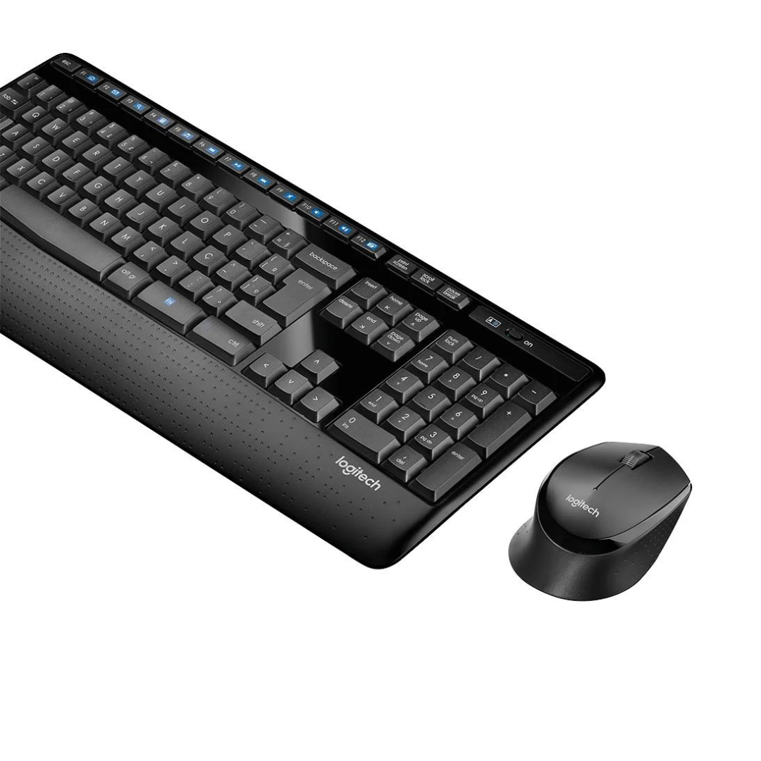 Kit de teclado y ratón inalámbricos Logitech MK345, negro.