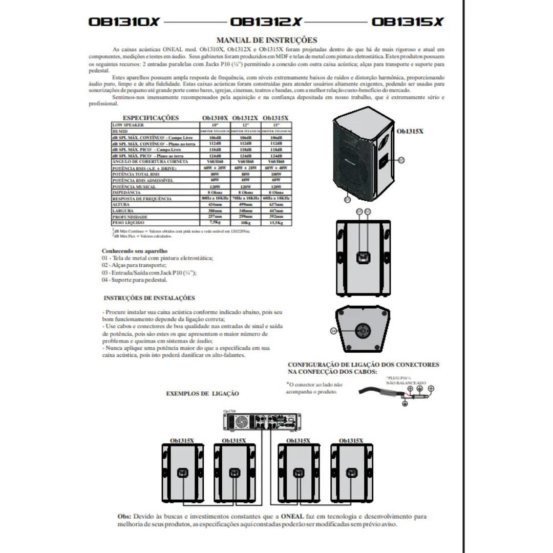 Oneal 15-inch Passive Speaker