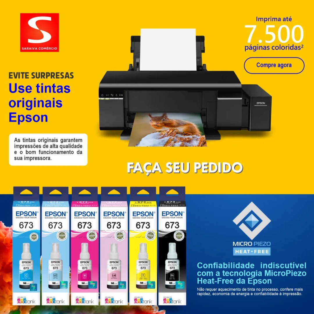 Recambio de tinta amarilla Epson 673