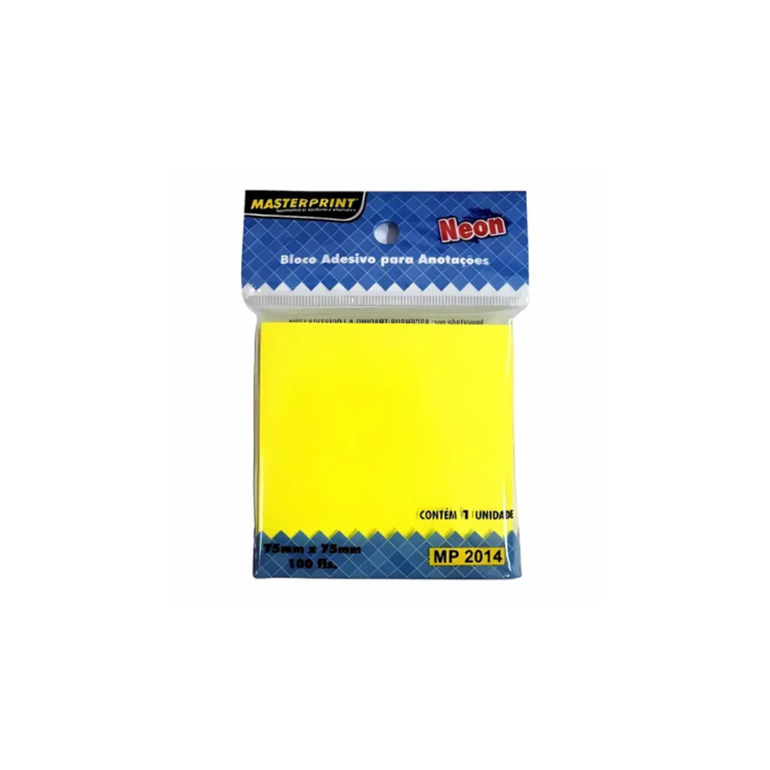 Adhesive Pad 75x75mm Neon Yellow MP-2014