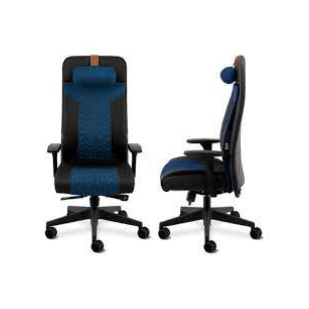 Cadeira Giratoria Presidente Gamer Way 19900 Space Azul 4 Cavalletti