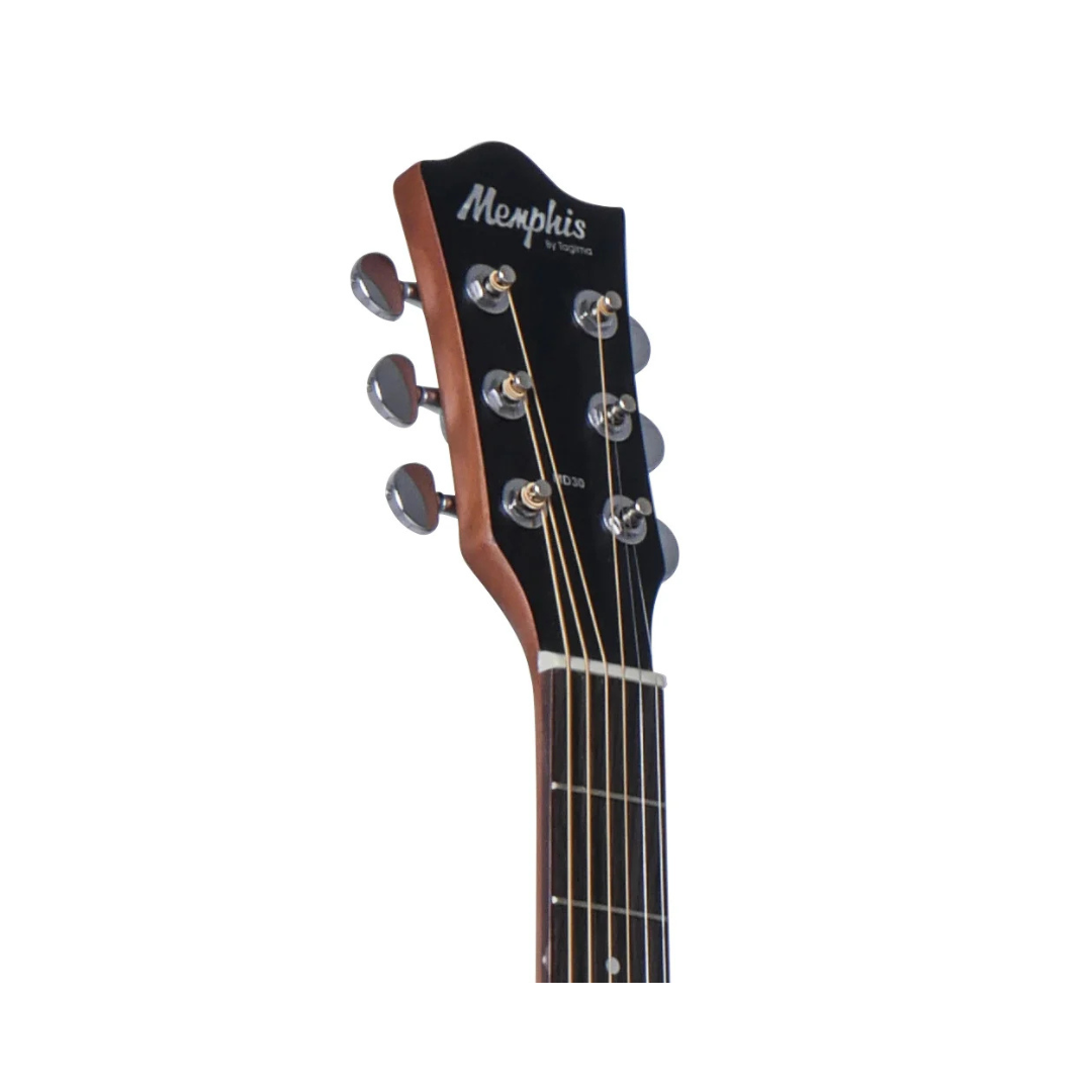 Tagima Memphis MD 30 Natural Electric Acoustic Guitar with EQ and Tuner