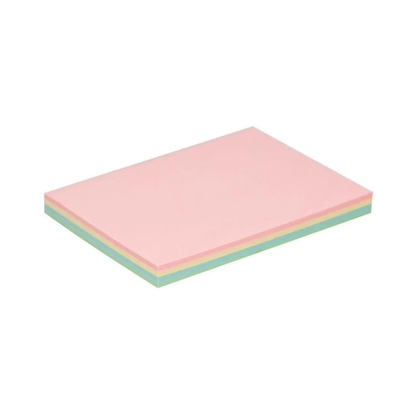 Pastel Color Sticky Notes 76x102mm 100 Sheets Maxprint