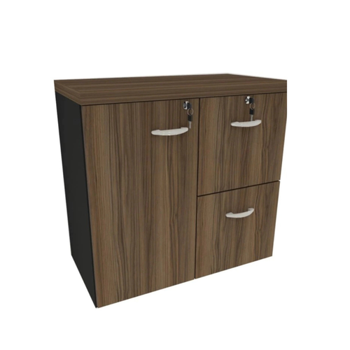 Armário Baixo 1 Porta 2 Gavetas PS 425 Malaga