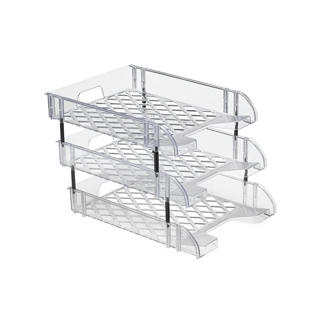 Maxcril Crystal Fixed Modular Triple Mailbox
