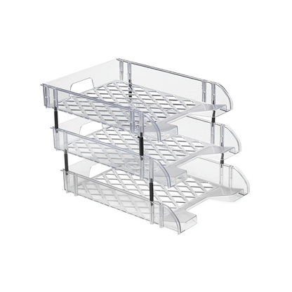 Maxcril Crystal Fixed Modular Triple Mailbox