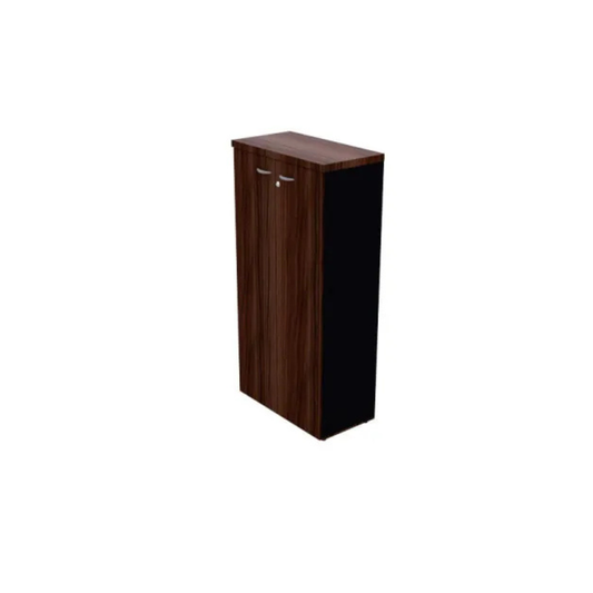 Armário Alto 02 Portas A2PI 425 Málaga com Preto 805 x 425 x 1600
