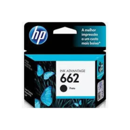Cartucho de tinta negra HP 662