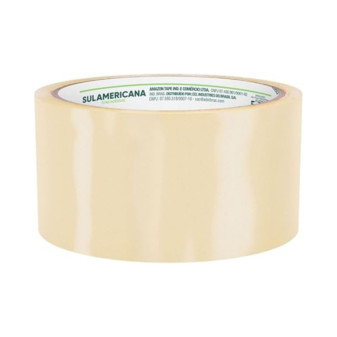 Transparent Adhesive Tape 48 mm x 40 m, Sulamericana Brand