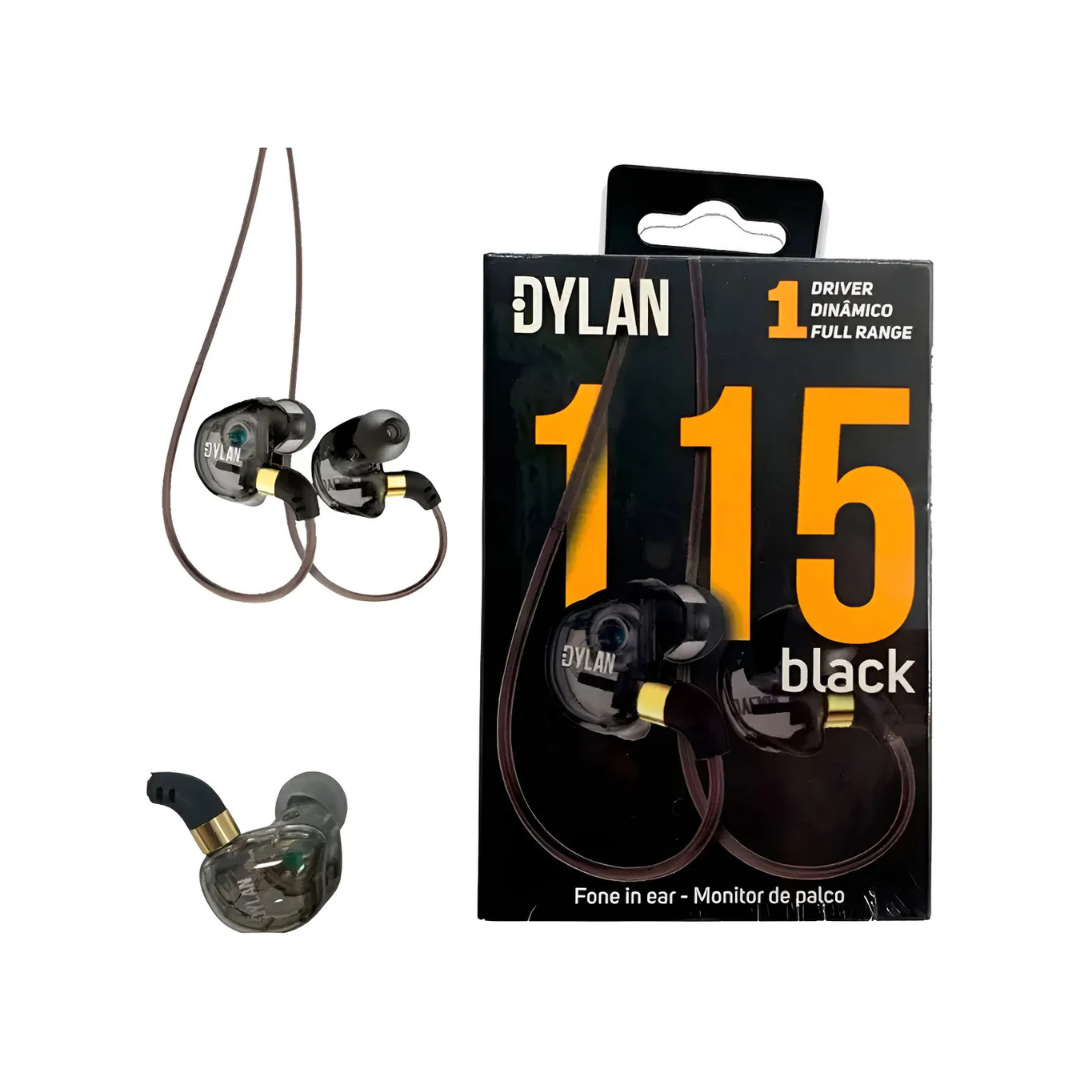 Fone De Ouvido Full Range Stereo Com Cabo Fixo Dylan DE115