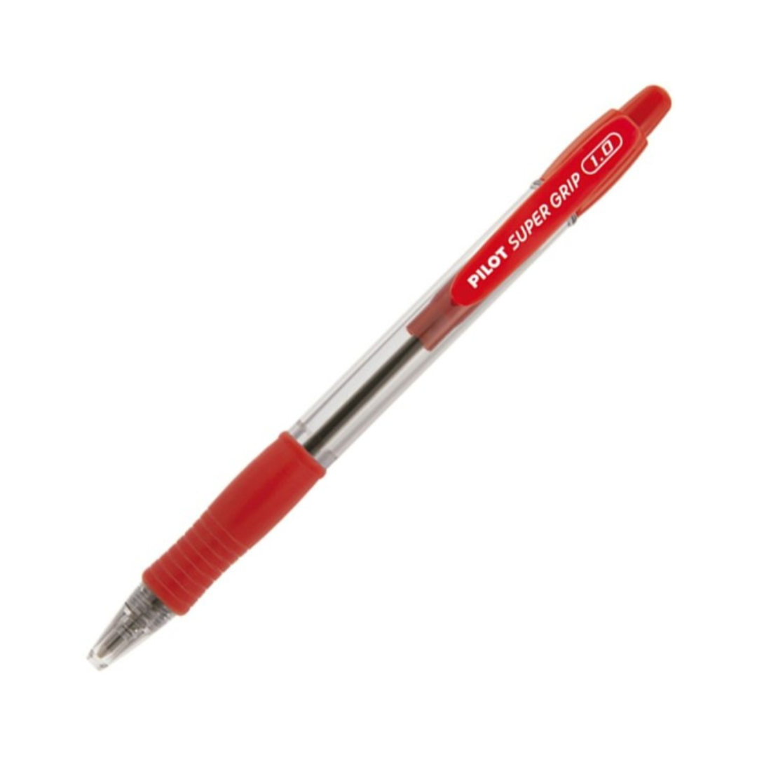 Caneta Pilot Super Grip 1.0mm Vermelha