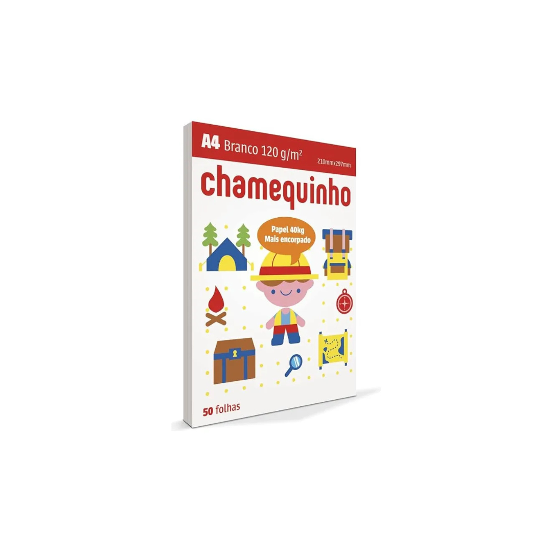 Papel Chamex de 120 g y 40 kg con 50 hojas