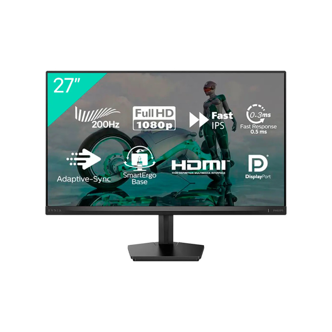 Monitor Philips Evnia 27" 27M2N3200FQ Widescreen Gamer 200Hz