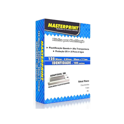 A4 Laminating Pouch 220 x 307 mm 0.5 with 100 Units Master