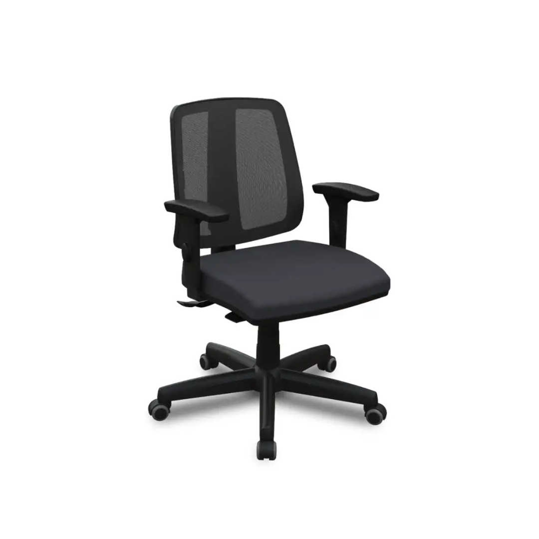 Cadeira Flip 43103 Preta/Tela Preta Cavaletti