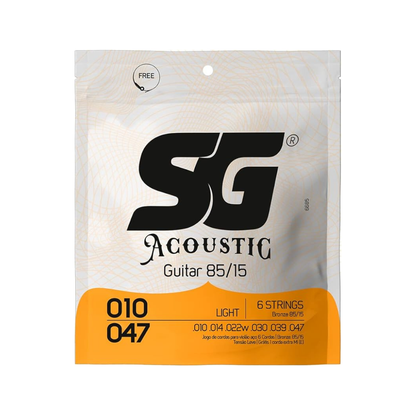 Encordoamento Violão SG Bronze 85/15 .010