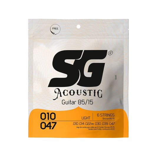 Encordoamento Violão SG Bronze 85/15 .010