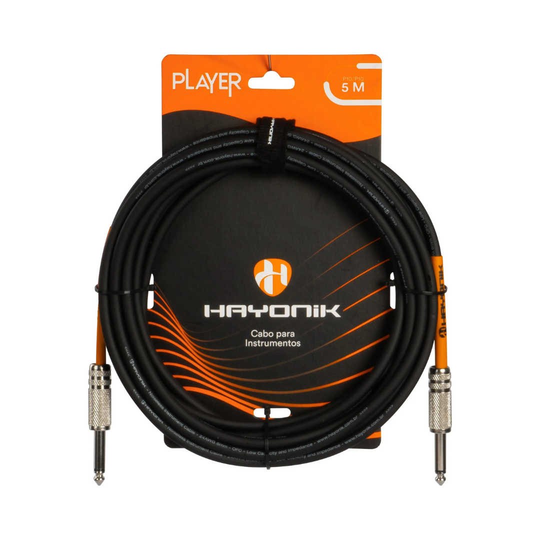 Cable Hayonik P10 negro de 5 m