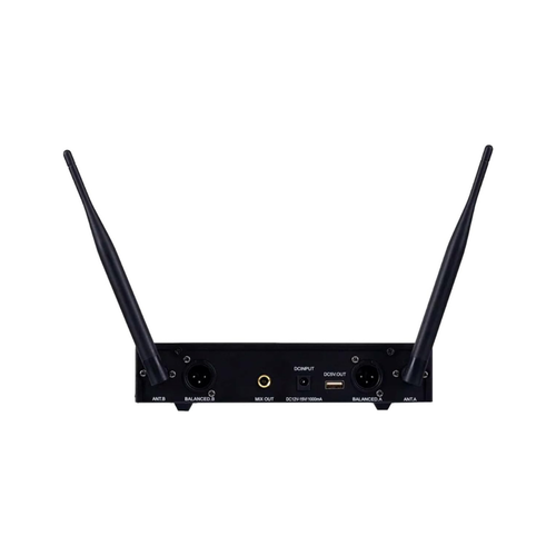 Microfone Sem Fio Duplo UHF Dylan DW902 Power