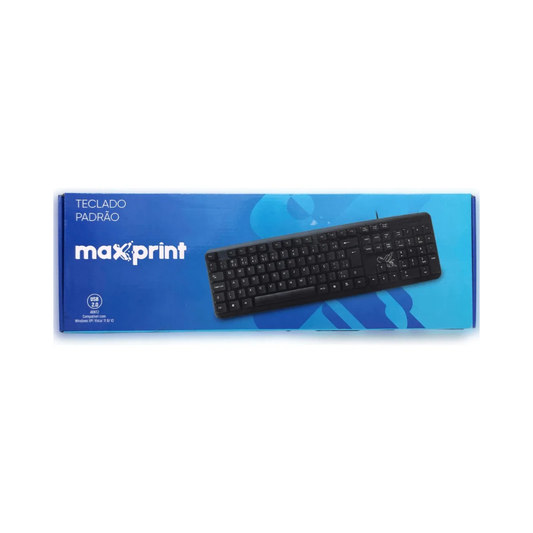 Teclado USB Padrão PT-BR Maxprint 608145