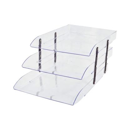 Dello Triple Hinged Mailbox, Smoked Glass
