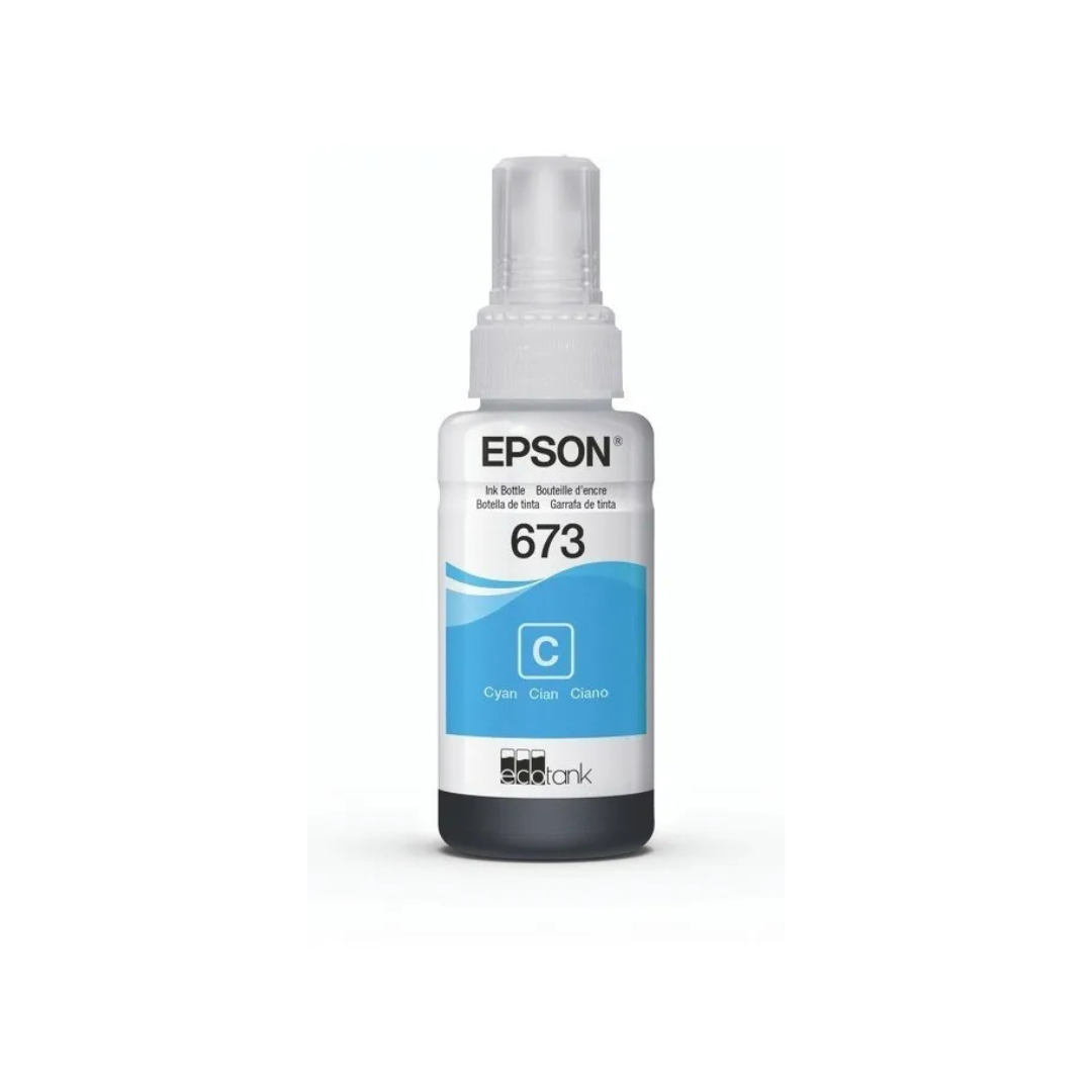 Recambio de tinta cian Epson 673