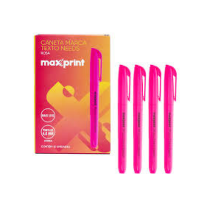 Marca Texto Maxprint Rosa