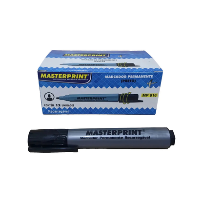 Masterprint OK Black Permanent Marker Pen