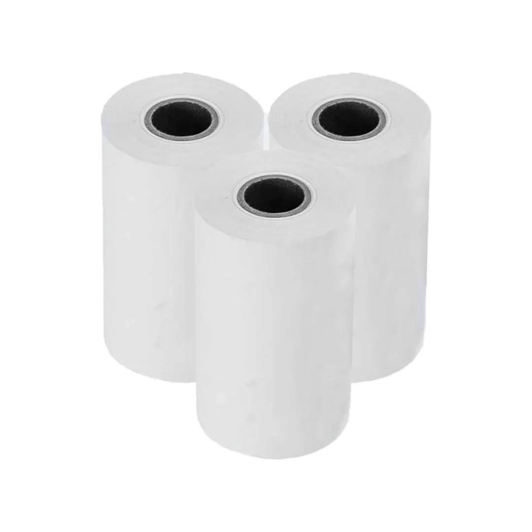 Rollo de papel térmico de 57 mm x 22 m, color blanco, de Rio Branco Rolls 