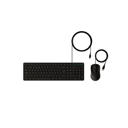 Kit de teclado y ratón con cable Intelbras CCI20, negro