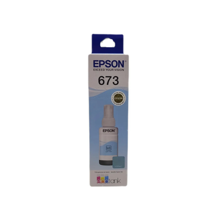 Recambio de tinta cian claro Epson 673 