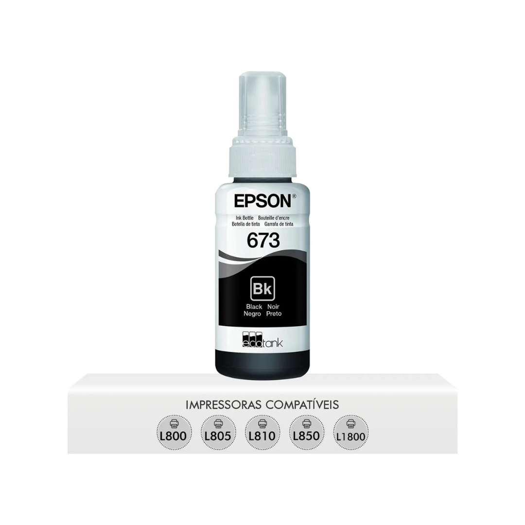 Recambio de tinta negra Epson 673