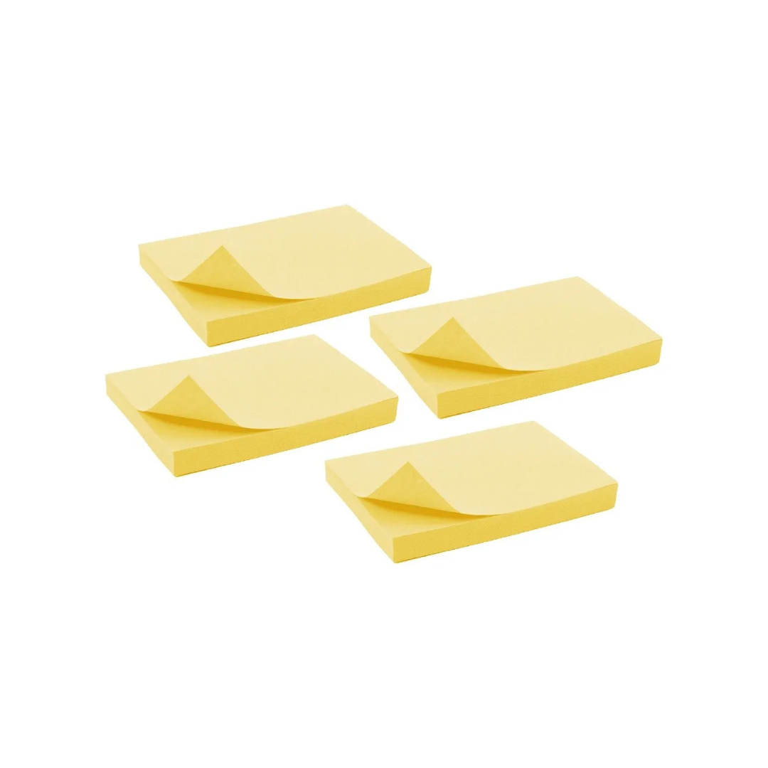 MP2000 Adhesive Pad 38x50mm Yellow 4x100 Sheets Masterprint 