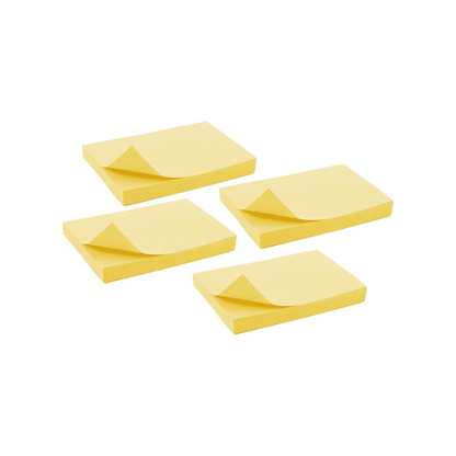 MP2000 Adhesive Pad 38x50mm Yellow 4x100 Sheets Masterprint 