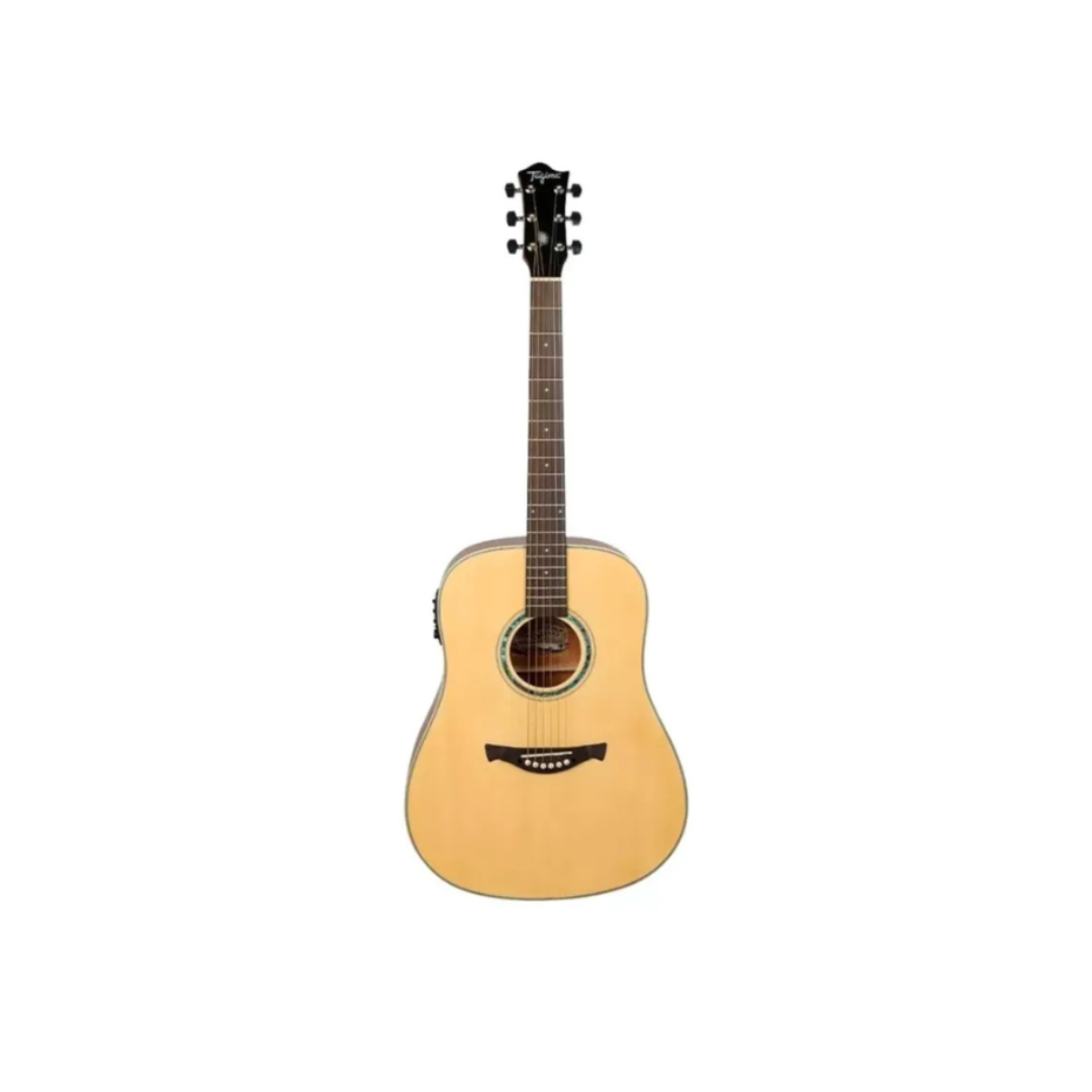 Tagima TW 25 Steel String Acoustic Electric Folk Guitar with EQ and Spruce Strings - Okoume