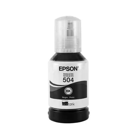 Refil de Tinta Epson 504 Preto
