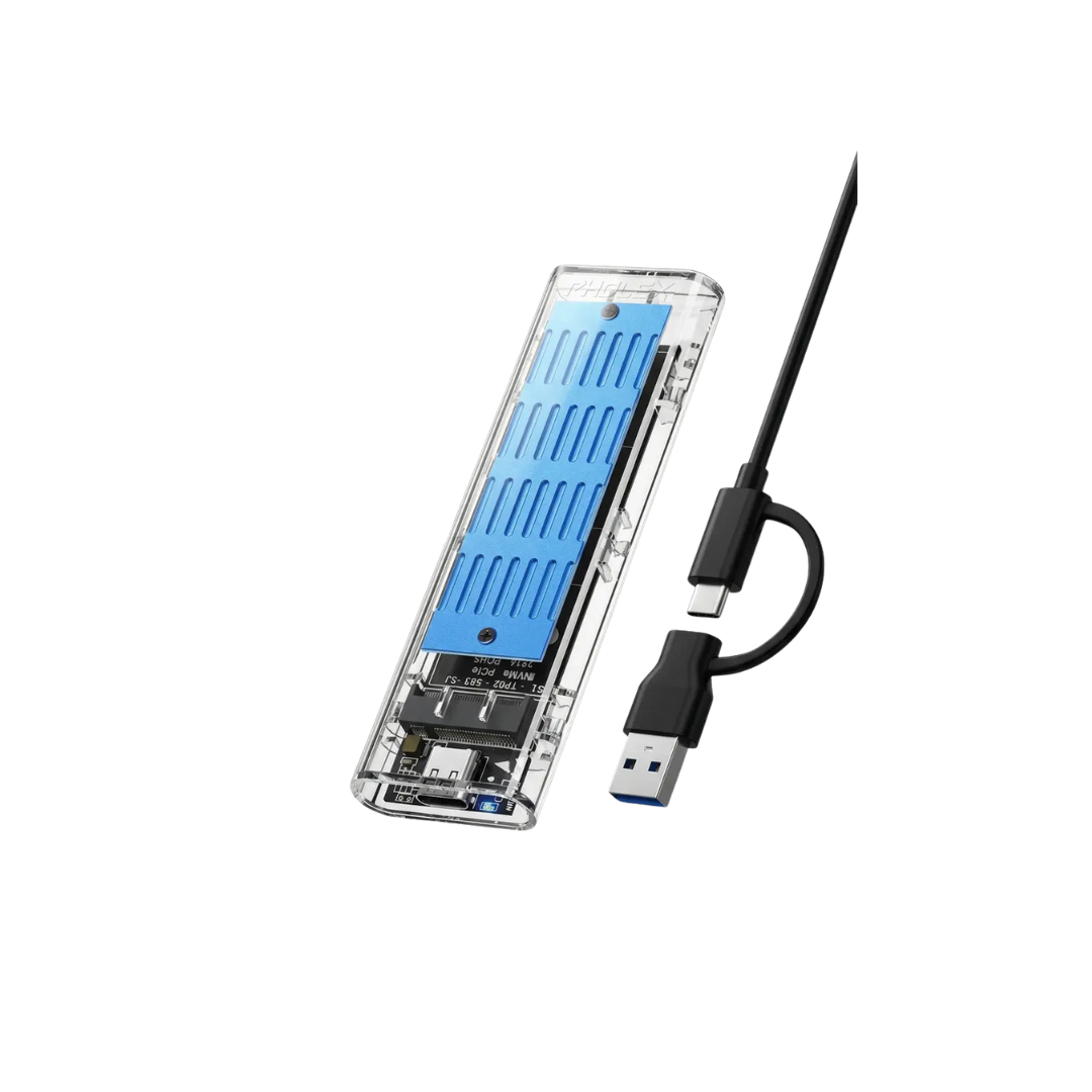 Adaptador Case SSD M.2 NVMe e SATA NGFF Externo