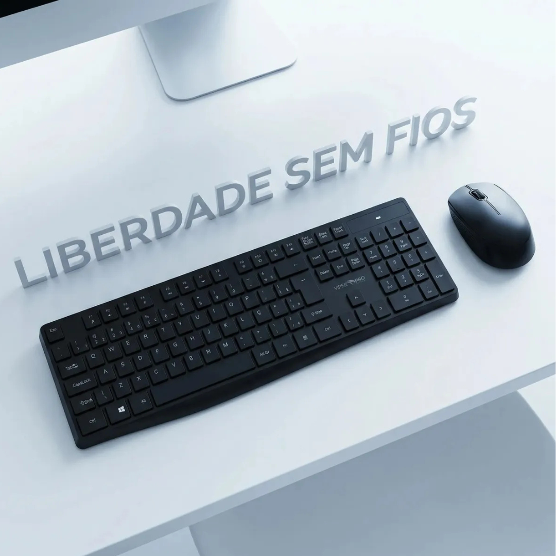 Combo Mouse e Teclado Sem Fio Creative