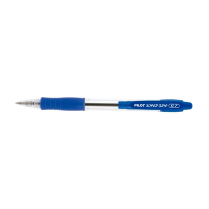 Pilot Super Grip Retractable Pen 0.7mm Blue