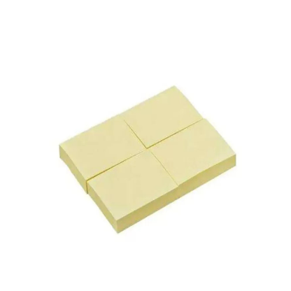 Notas Post-it para escribir y pegar, 38x50 mm, Maxprint Amarillo, 100 hojas