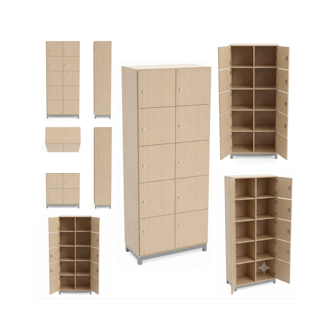 Armário Duplo 05 800 x 350 x 2030 Branco AM 8020 AD5 Dalprá