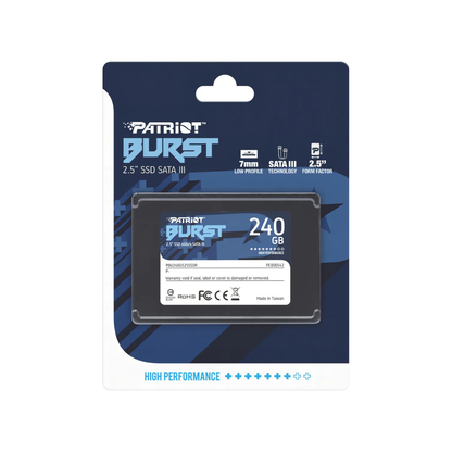 SSD 240GB SATA3 Patriot Burst Elite PBE240GS25SSDR