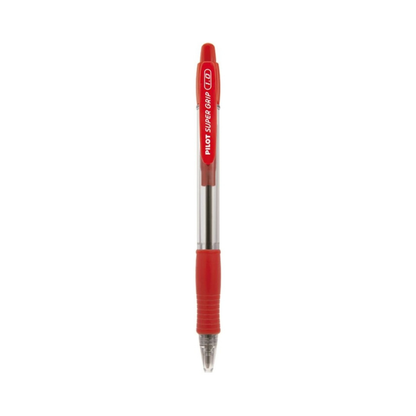 Pilot Super Grip 1.0mm Red Pen