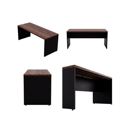 Mesa 1200 x 600mm DP 40mm Málaga / Preto Dalprá