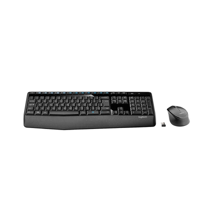 Kit de teclado y ratón inalámbricos Logitech MK345, negro.