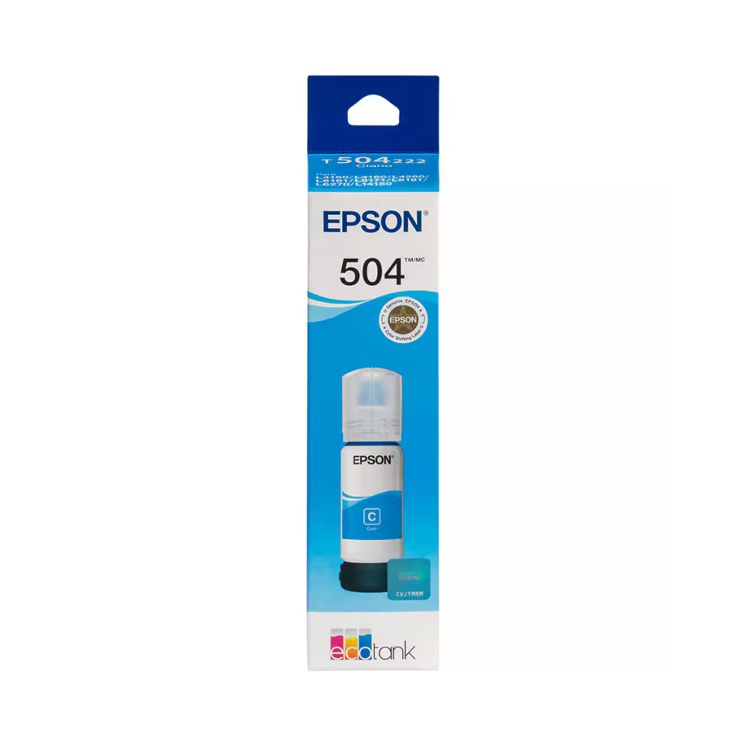 Epson 504 Cyan Ink Refill