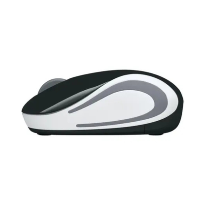 Ratón inalámbrico Logitech M187, negro/blanco 