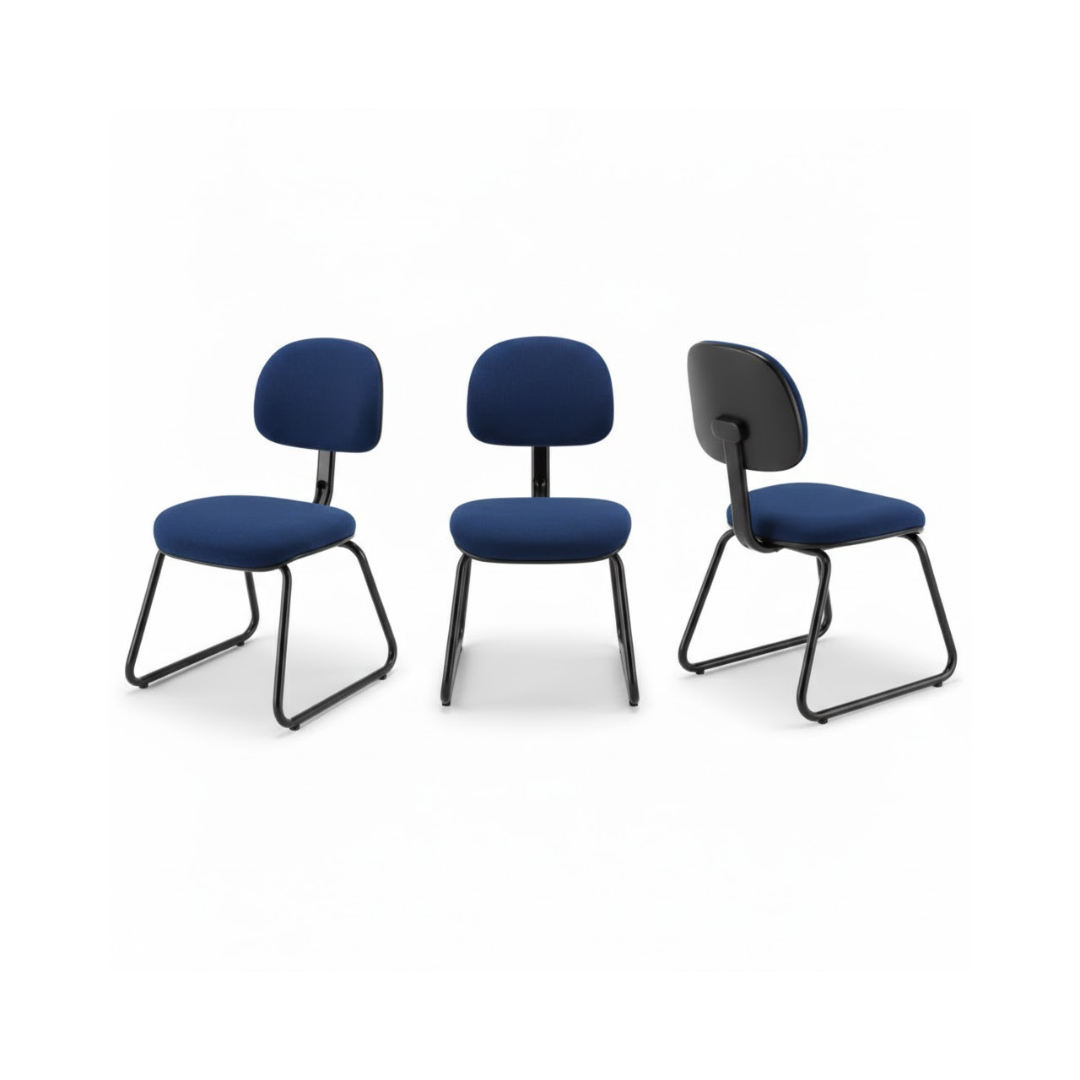 Poltrona Fixa 4006 Start-A-INJ-S/BR-EP Tec Preto